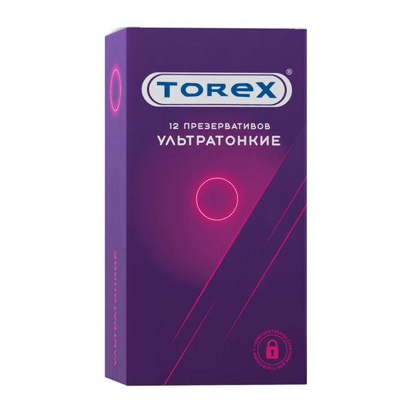 Презервативы ультратонкие Torex/Торекс 12шт