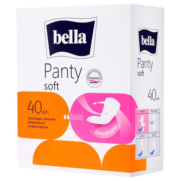 Прокладки гигиенические Panty soft Bella/Белла 40шт
