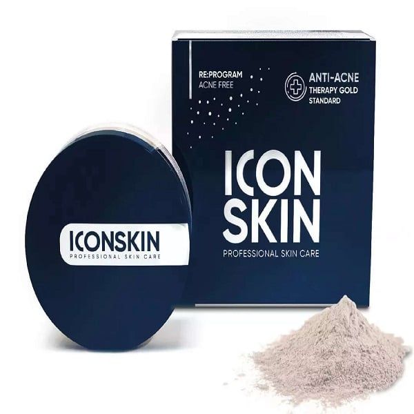 Пудра себостатическая минерально-растительная Sebum lock Icon Skin 10г