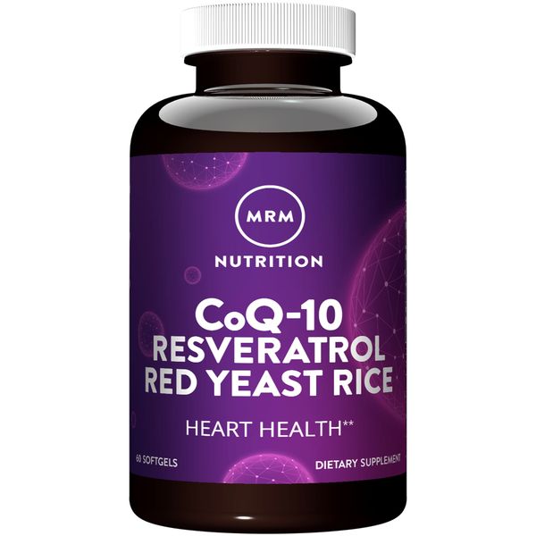 Ресвератрол+CoQ-10+красный дрожжевой рис MRM Nutrition капсулы 2000мг 60шт