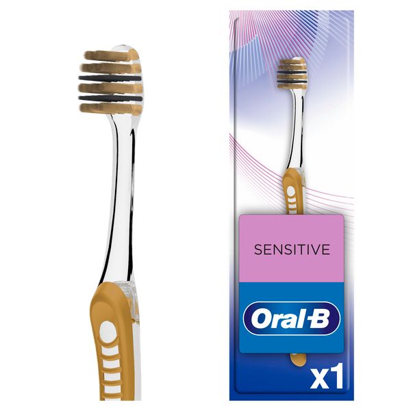 Щетка зубная экстрамягкая бережное очищение Sensitive Oral-B/Орал-би