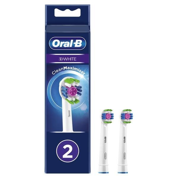 Щетка зубная средней жесткости Свежесть 3D White Oral-B/Орал-би 2шт