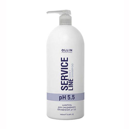 Шампунь для ежедневного применения рН 5.5/ Daily shampoo pH 5.5 Ollin service line 1000мл