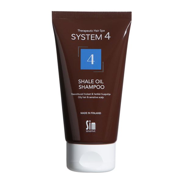 Шампунь для жирных волос и чувствительной кожи головы терапевтический №4 System 4/Система 4 туба 75мл
