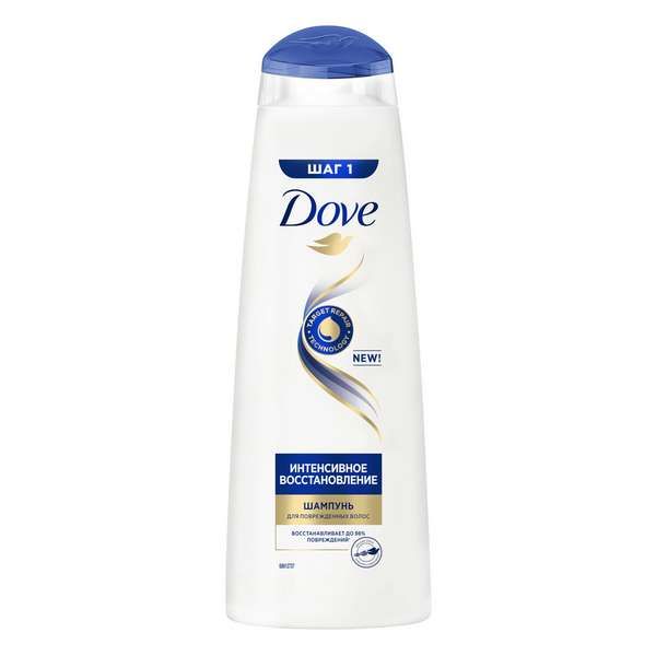 Шампунь для поврежденных волос Интенсивное восстановление Dove/Дав 380мл
