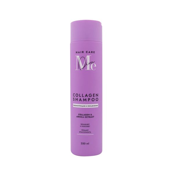 Шампунь для волос реконструкция и увлажнение с коллагеном Mediva/Медива 250мл