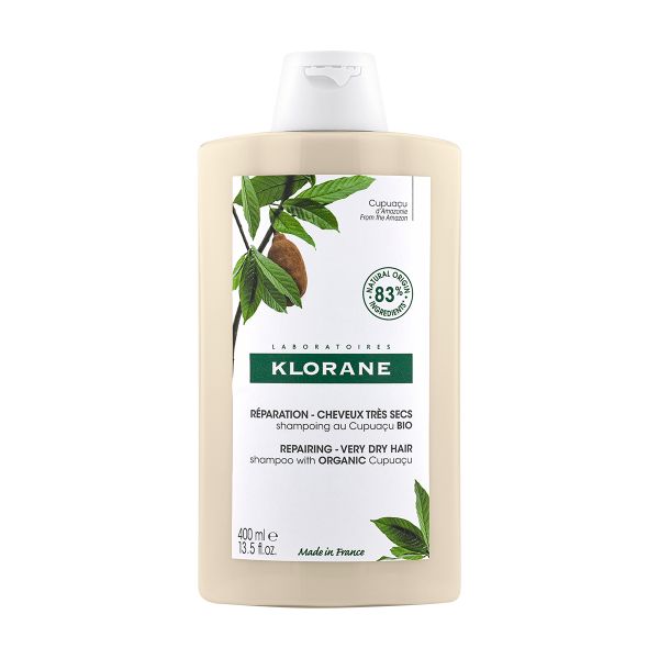Шампунь для волос восстанавливающий с органическим маслом купуасу Klorane/Клоран фл. 400мл