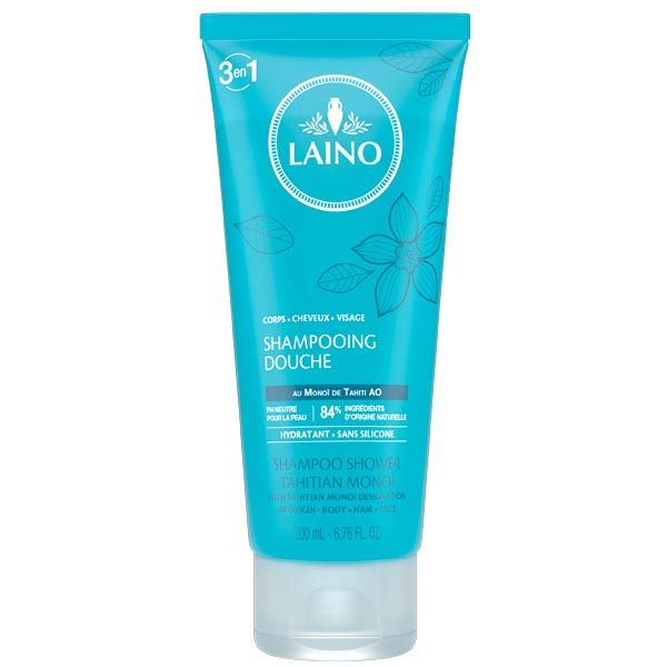 Шампунь для волос,тела,лица органический Моной де Таити 3в1 Laino/Лэно 200мл