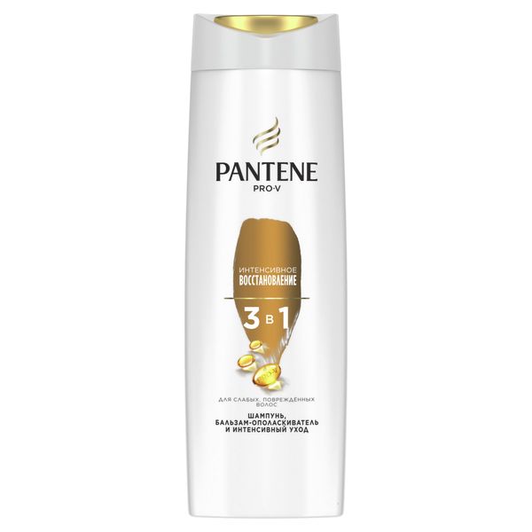 Шампунь и бальзам-ополаскиватель интенсивное восстановление для поврежденных волос 3в1 Pro-V Pantene/Пантин 360мл