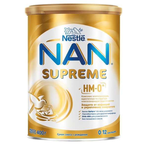 Смесь сухая молочная Nan/Нан Supreme 400г