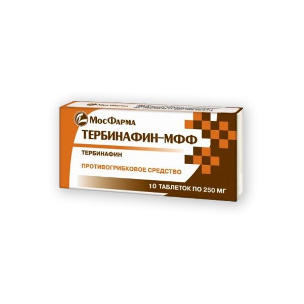 Тербинафин-МФФ таблетки 250мг 10шт